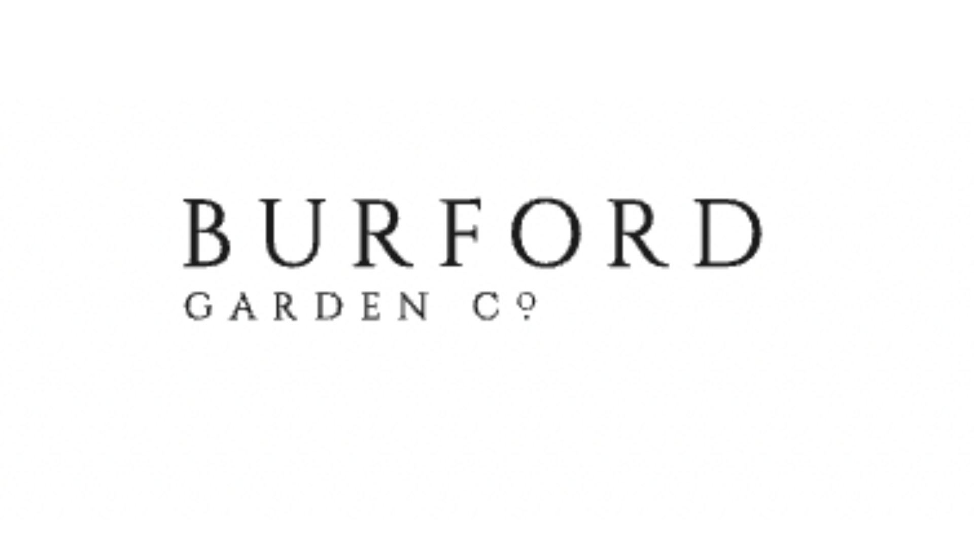 Buford Garden co. logo - home
